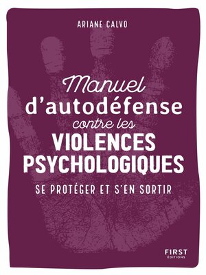 cover image of Manuel d'auto-défense contre les violences psychologiques